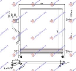 Ψυγείο Κλιματιστικού (A/C) Jeep Cherokee (Liberty) 02-08