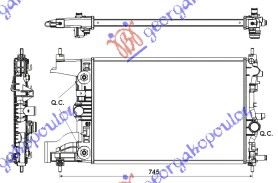 Ψυγείο Νερού Opel Astra J 5D/S.W. 13-16