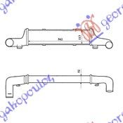 Ψυγείο Intercooler Mercedes E Class (W210) 96-99