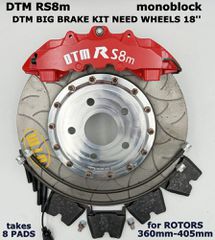 φρενα LAND ROVER DTM RS8m DEFENDER DISCOVERY NEED WHEELS 19''-24''- CALIPERS 8 pistons DTM 8 ΠΙΣΤΟΝΑ BRAKE KIT ALL CAR MODELS