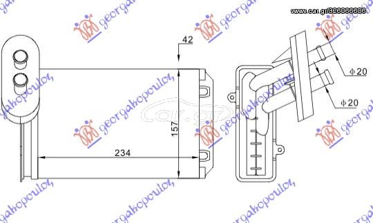 Ψυγείο Καλοριφέρ VW Jetta 84-91