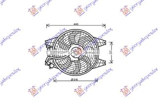 Βεντιλατέρ Ψυγείου A/C KIA Sorento 02-09