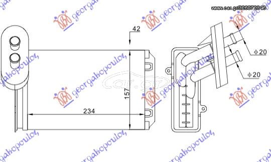 Ψυγείο Καλοριφέρ Seat Toledo 99-04