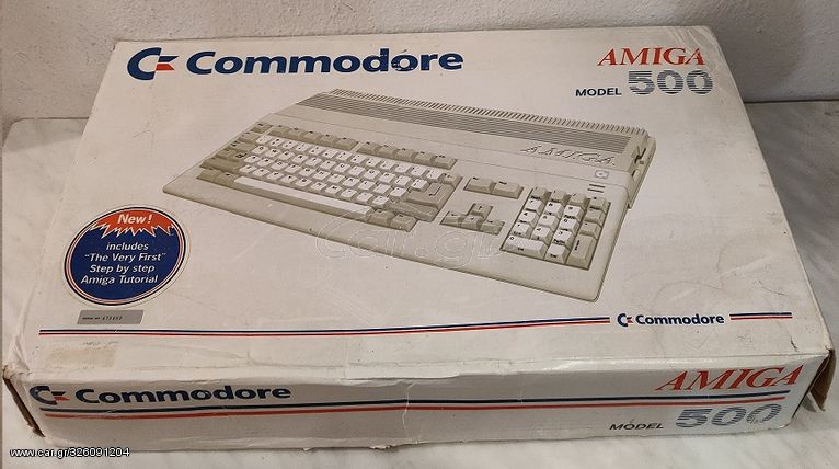 Amiga 500 ΣΤΟ ΚΟΥΤΙ ΤΗΣ, κομπλε, αριστη κατασταση, για συλλεκτη