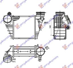 Ψυγείο Intercooler Skoda Octavia 4 97-10