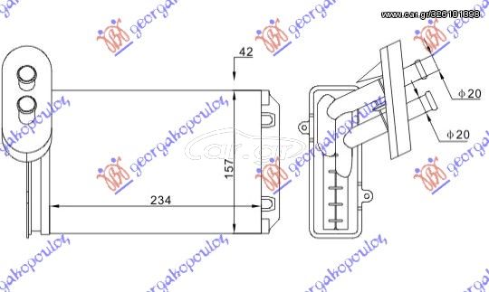 Ψυγείο Καλοριφέρ VW Polo 99-01