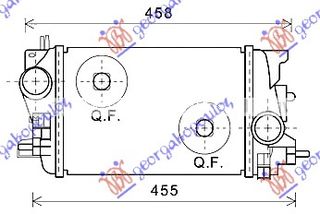 Ψυγείο Intercooler Opel Meriva 10-14