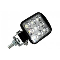 Σετ Προβολέας Mini LED 27 Watt Υψηλής Ισχύος 10-30 Volt Τετράγωνος