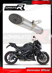 Dominator Εξάτμιση Τελικό GP3 S.Steel Suzuki GSX-S/F 1000 2015 - 2020 Racing Version (Δεν Παίρνει Σιγαστήρα) 