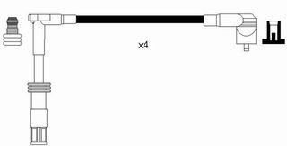 Σετ Μπουζοκαλώδια ALFA ROMEO 156 1600 1997-2005-thumb-1