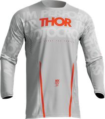 ΜΠΛΟΥΖΑ MX PULSE MONO JERSEY GRAY/ORANGE| THOR