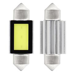 Amio – Λαμπάκια Πλαφονιέρας LED 36mm C5W C10W 12V 2.4W 5600K 3xCOB CANBUS για Ισχυρό Ομοιόμορφο Φωτισμό Εσωτερικού – Σετ 2 Τεμ. (01639/AM)