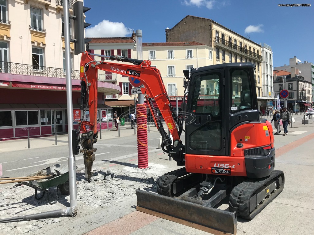 Εκσκαφέας Με Ερπύστριες Kubota 2025 U36-4