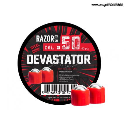 Βλήματα RazorGun Devastator Cal.50 (60 τμχ)