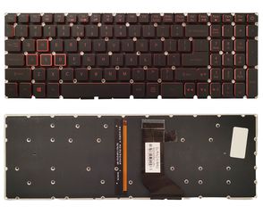 Πληκτρολόγιο Laptop - Acer Nitro 5 VN7-593G VN7-793G VX5-591G VX5-591G-52WN Series LG5P A51BRL NKI1513053 8320768CK201 SX152702 (Κωδ. 40758USREDBL)