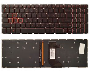 Πληκτρολόγιο Laptop - Acer Nitro 5 VN7-593G VN7-793G VX5-591G VX5-591G-52WN Series LG5P A51BRL NKI1513053 8320768CK201 SX152702 OEM (Κωδ. 40758GRREDBL)