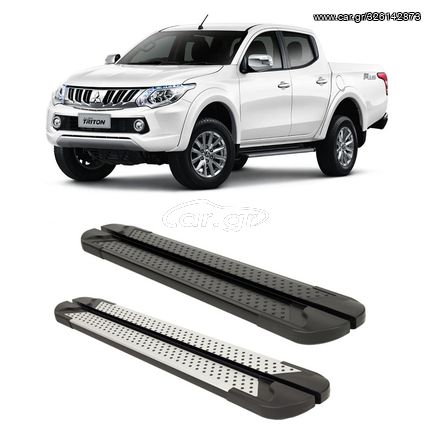 Mitsubishi L200 (Triton) 2015-2019 Σκαλοπάτια [Almond]