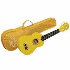 SOUNDSATION MAUI SUNNY 10 YELLOW & GIG BAG SOPRANO UKULELE