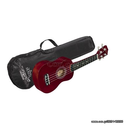 SOUNDSATION MAUI SUNNY 10 BROWN & GIG BAG SOPRANO UKULELE