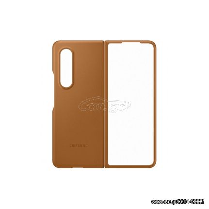 ORIGINAL SAMSUNG LEATHER BOOK COVER SAMSUNG Z FOLD 3 5G camel - EF-VF926LAEGWW