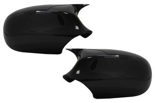 Mirror Covers suitable for BMW 3 Series E90 E91 LCI (2008-2011) M Sport Design Glossy Black