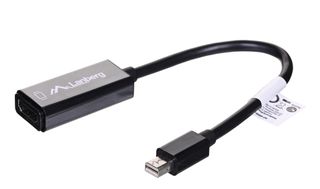 Lanberg AD-0005-BK video cable adapter 0.2 m Mini DisplayPort HDMI Type A (Standard) Black