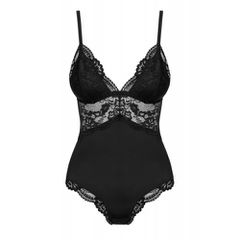Obsessive Sensual Lacy Black Teddy-thumb-4