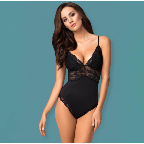 Obsessive Sensual Lacy Black Teddy