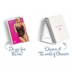 Obsessive Rose Adorned Crotchless Teddy-thumb-1