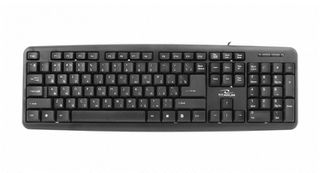 Esperanza TKR101 keyboard Office USB QWERTY English, Russian Black