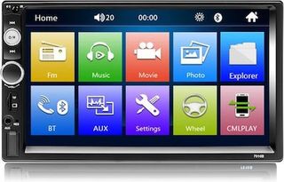 Ηχοσύστημα αυτοκινήτου multimedia με Touch Screen 7" ιντσών (4x60W 2-DIN ΕΛΛΗΝΙΚΗ ΓΛΩΣΣΑ MP3 MP5 USB Bluetooth Mirrorlink 2DIN Universal ανοιχτή ακρόαση) Κ0126