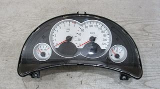 Πίνακας οργάνων (καντράν) από Opel Corsa C 2000-2006, Combo C 2001 - 2010, βενζίνη, λευκό φόντο