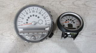 Στροφόμετρο και ταχύμετρο με ράδιο-cd από Mini Cooper (R56) 2007-2014, βενζίνη