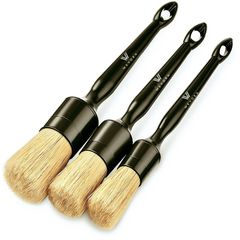 Wevora Σετ Πινέλων Detailing 3ΤΜΧ Bristles - 22cm