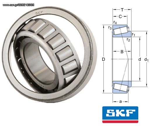 SKF 32309J2/Q BOVA-SCANIA-MAN-NEOPLAN-ΡΟΥΛΕΜΑΝ ΤΡΟΧΟΥ 45-100-38.2