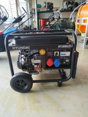 HYUNDAI HY10000 LEK-T Γεννήτρια Βενζίνης 10 ΚVA   FULL POWER 220V-380V  με Μίζα ροδες