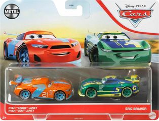 Mattel Αυτοκινητάκια Cars Next Generation Ryan "Inside" Laney + Eric Braker για 3+ Ετών