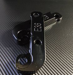 Lock Kit Αντάπτορες Ψαλιδιών Για Drift  Μαύρο BMW E36