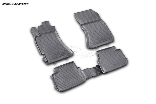 ΜΑΡΚΕ ΠΑΤΑΚΙΑ ΣΕ ΣΚΑΦΗ TPE ΛΑΣΤΙΧΟ ΓΙΑ SUBARU FORESTER 2.5XT 2008-2013  ΣΕ ΜΑΥΡΟ ΧΡΩΜΑ NOVLINE - 4 ΤΕΜ.