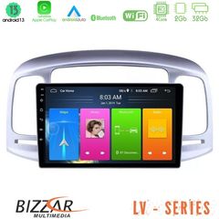 Bizzar LV Series Hyundai Accent 2006-2011 4Core Android 13 2+32GB Navigation Multimedia Tablet 9"