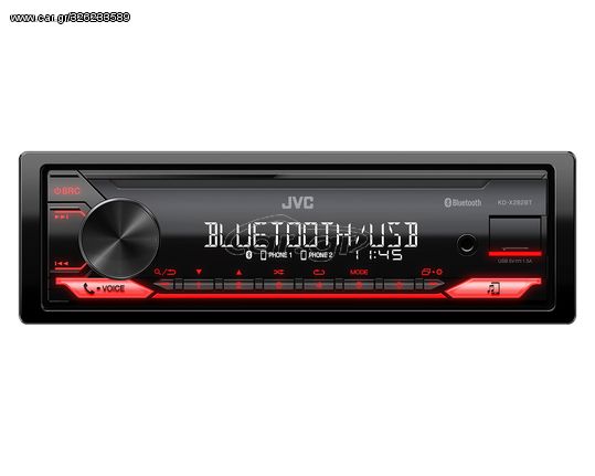 JVC R-USB RED COLOR BT KD-X282BT