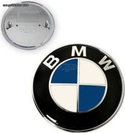 Σήμα κουμπωτό πλαστικό 74mm - Bmw 