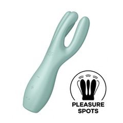 Satisfyer Threesome 3 δονητής κλειτορίδας/κόλπου πράσινο μέντας