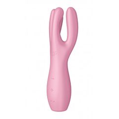 Satisfyer Threesome 3 δονητής κλειτορίδας/κόλπου ροζ-thumb-1