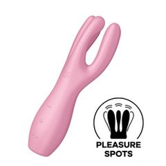 Satisfyer Threesome 3 δονητής κλειτορίδας/κόλπου ροζ