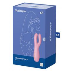 Satisfyer Threesome 3 δονητής κλειτορίδας/κόλπου ροζ-thumb-8