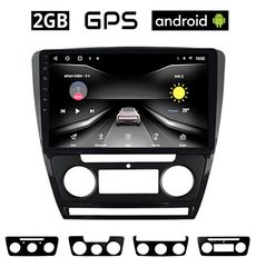Android οθόνη αυτοκίνητου SKODA OCTAVIA 5 (2005 - 2012) αφής 10" ιντσών 2GB με GPS WI-FI (Youtube Playstore MP3 USB FM Bluetooth Mirrorlink, 4x60W) 0321