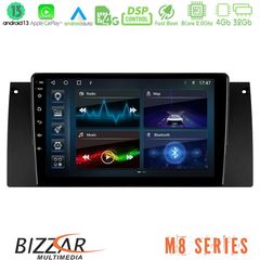 Bizzar M8 Series BMW 5 Series (E39) / X5 (E53) 8core Android13 4+32GB Navigation Multimedia Tablet 9"