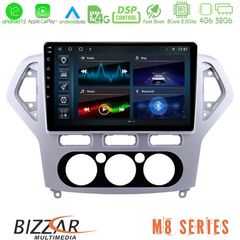Bizzar M8 Series Ford Mondeo 2007-2010 Manual A/C 8core Android13 4+32GB Navigation Multimedia Tablet 10"