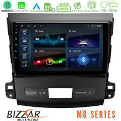 Bizzar M8 Series Mitsubishi Outlander/Citroen C-Crosser/Peugeot 4007 8core Android13 4+32GB Navigation Multimedia Tablet 9"